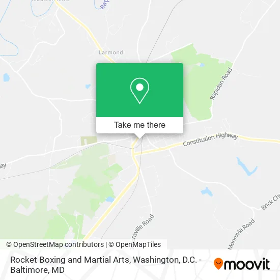 Rocket Boxing and Martial Arts map