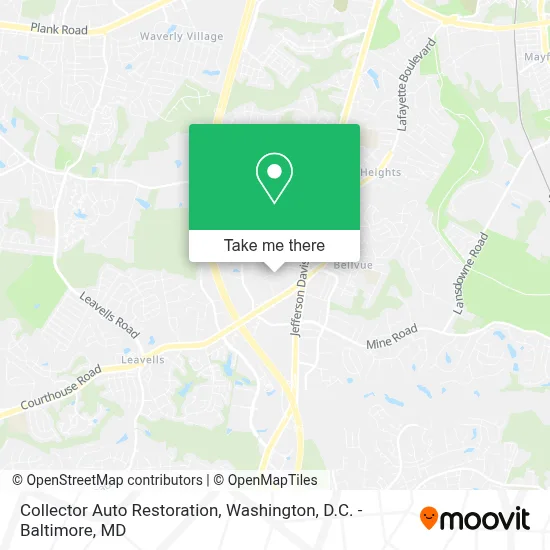 Collector Auto Restoration map