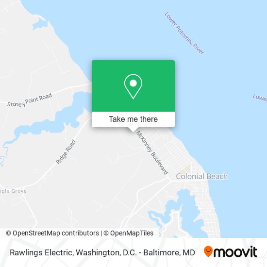 Rawlings Electric map