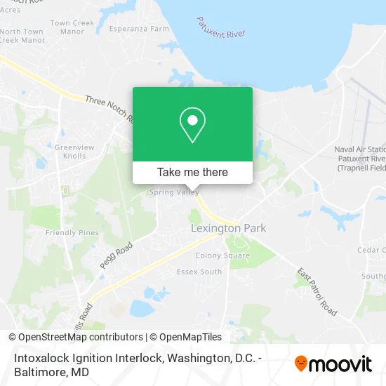 Intoxalock Ignition Interlock map