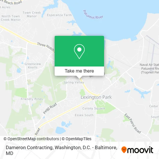 Mapa de Dameron Contracting