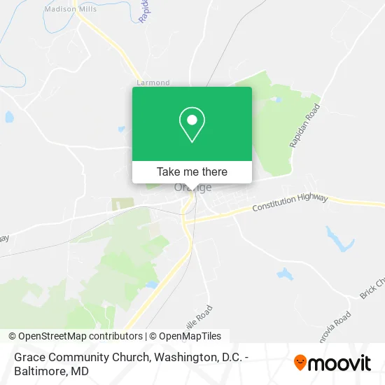 Grace Community Church map