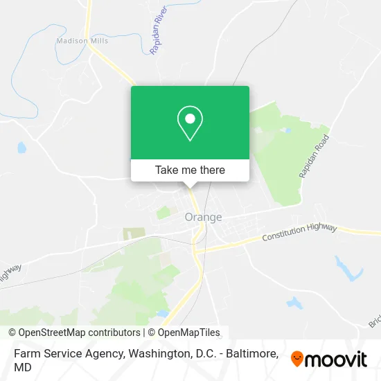 Farm Service Agency map