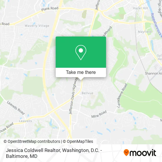 Jessica Coldwell Realtor map