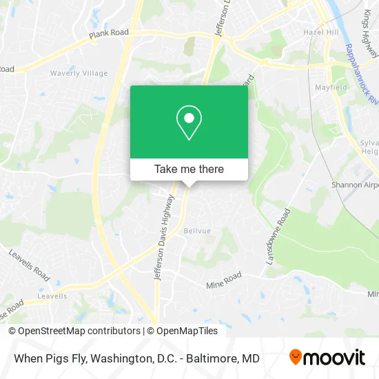 Mapa de When Pigs Fly