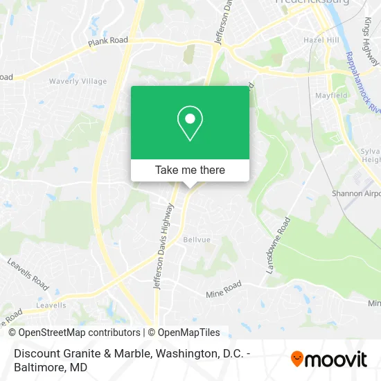 Discount Granite & Marble map