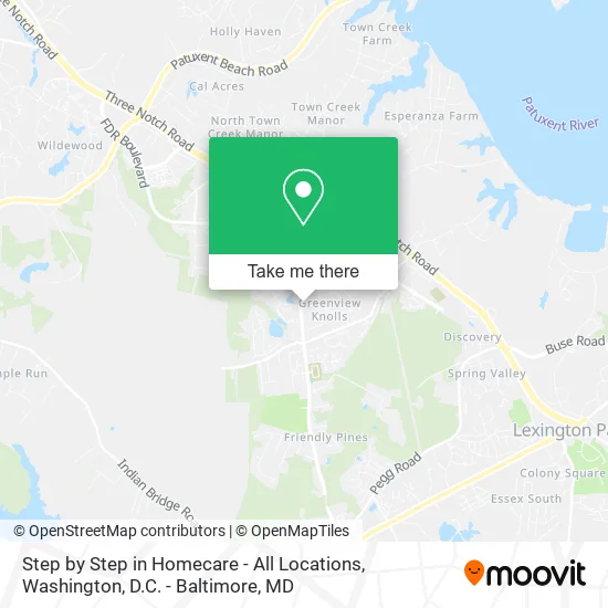Mapa de Step by Step in Homecare - All Locations
