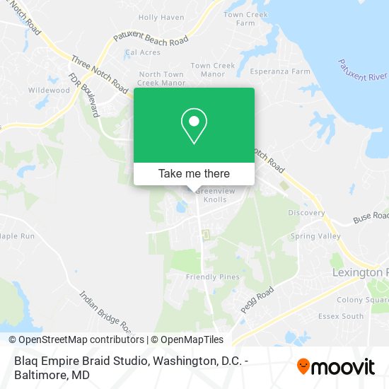 Mapa de Blaq Empire Braid Studio