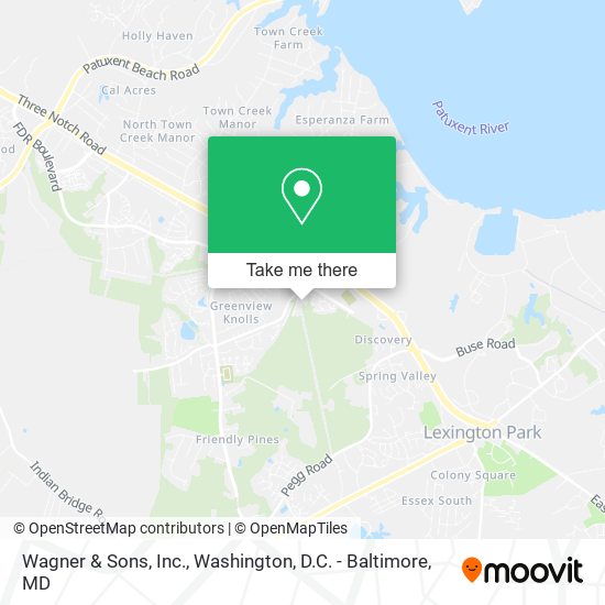 Mapa de Wagner & Sons, Inc.