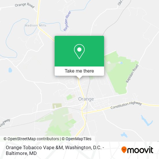 Orange Tobacco Vape &M map
