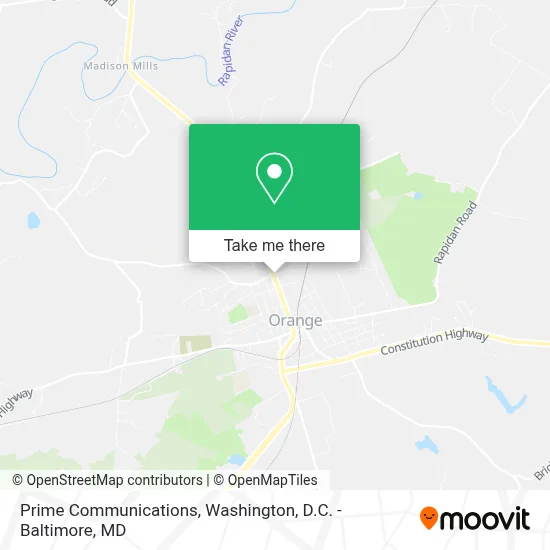 Prime Communications map