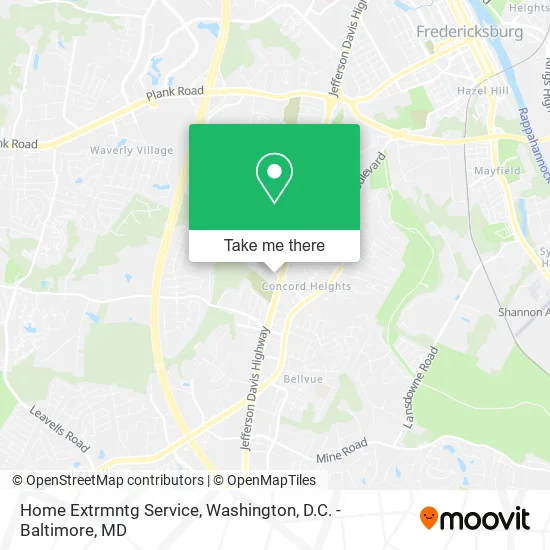 Mapa de Home Extrmntg Service