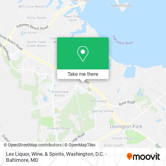 Lex Liquor, Wine, & Spirits map