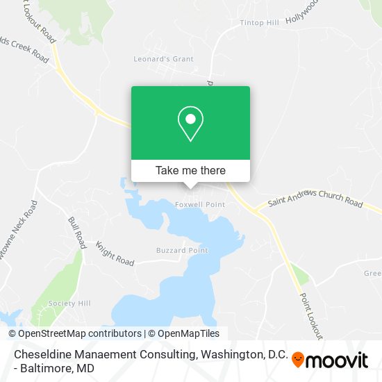 Cheseldine Manaement Consulting map