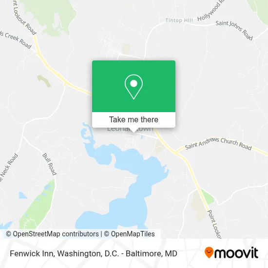 Fenwick Inn map