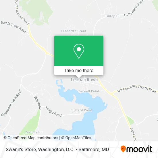 Swann's Store map