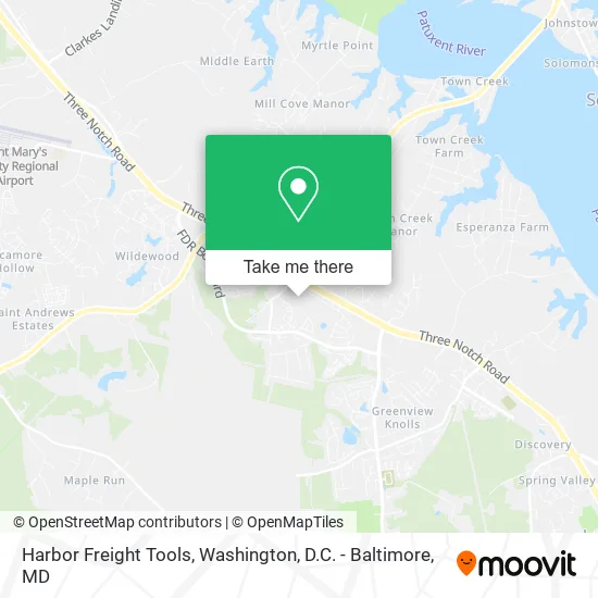 Mapa de Harbor Freight Tools