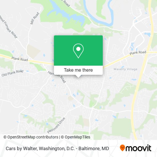 Cars by Walter map