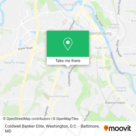 Coldwell Banker Elite map