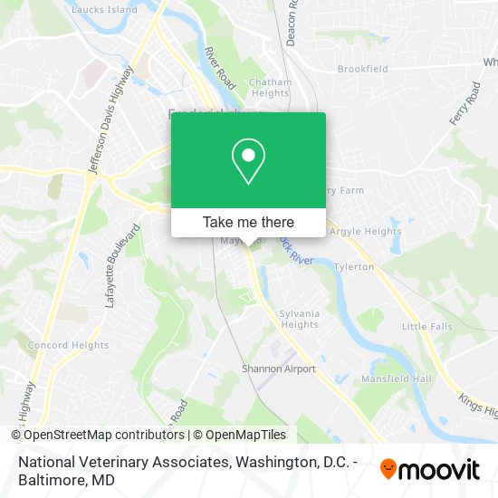 National Veterinary Associates map