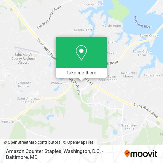 Amazon Counter Staples map