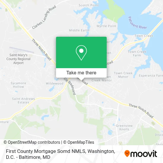 First County Mortgage Somd NMLS map