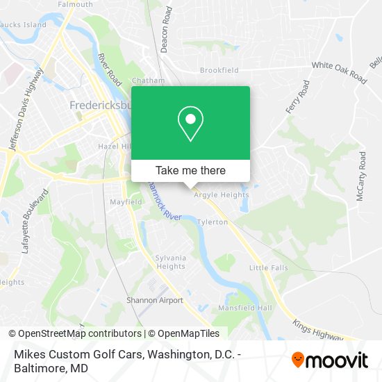 Mikes Custom Golf Cars map