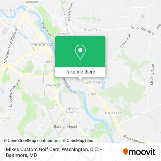 Mikes Custom Golf Cars map