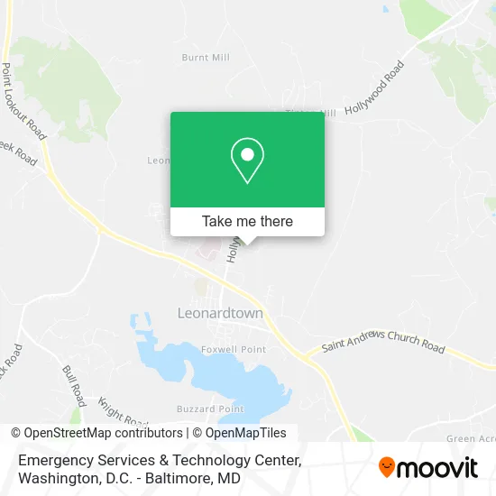 Emergency Services & Technology Center map