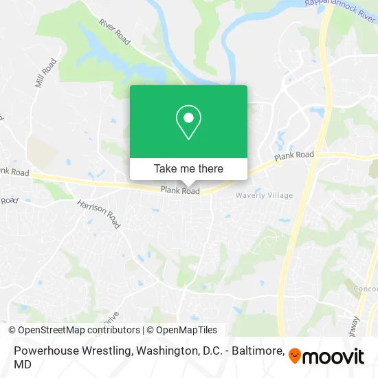 Powerhouse Wrestling map