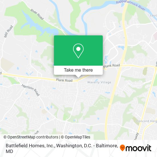 Battlefield Homes, Inc. map