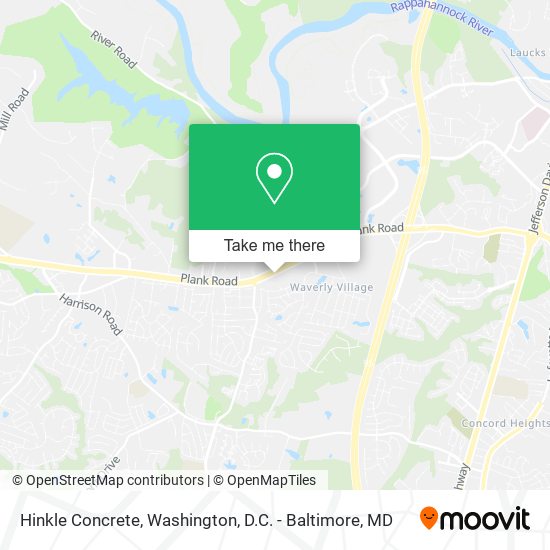 Mapa de Hinkle Concrete
