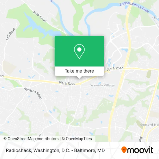 Radioshack map