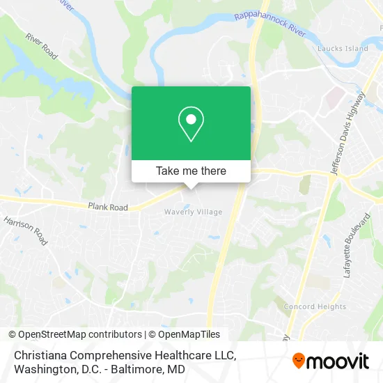 Christiana Comprehensive Healthcare LLC map