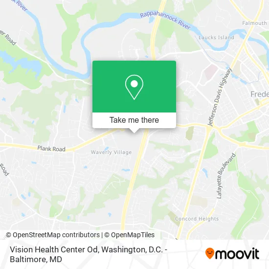 Vision Health Center Od map