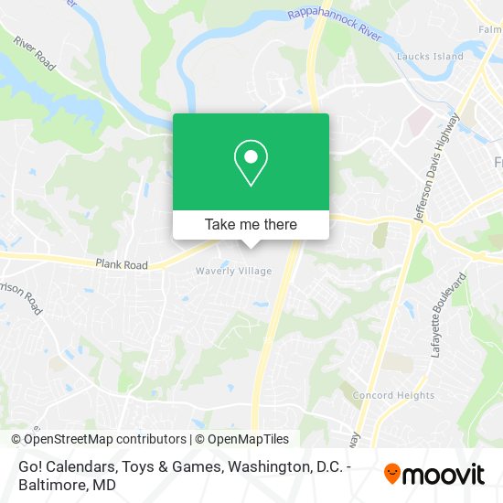 Mapa de Go! Calendars, Toys & Games