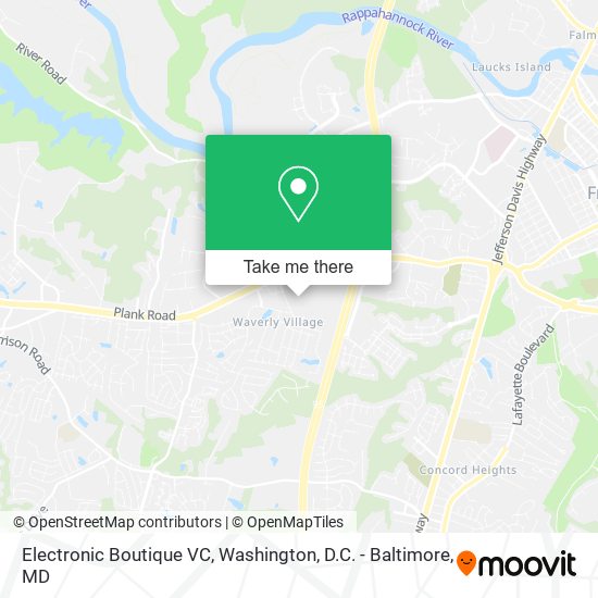 Electronic Boutique VC map