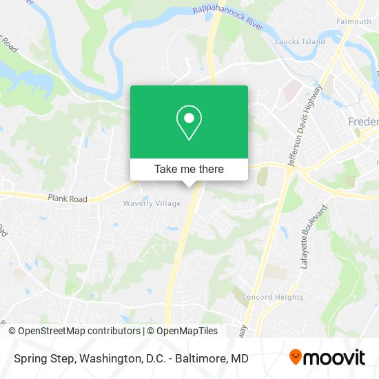 Spring Step map