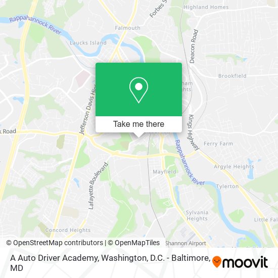 Mapa de A Auto Driver Academy