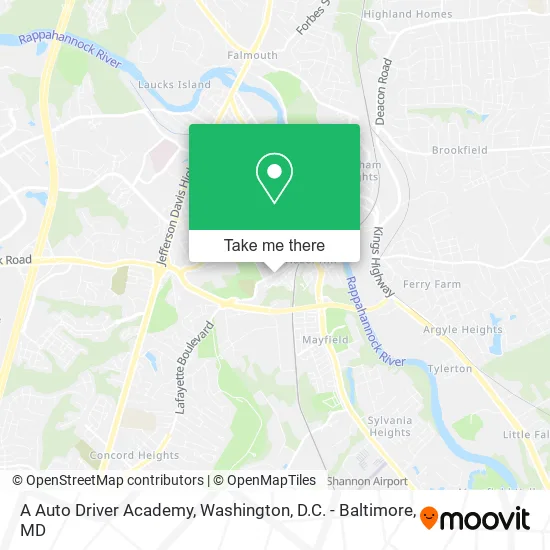 A Auto Driver Academy map