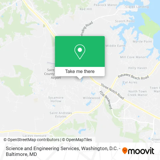 Science and Engineering Services map