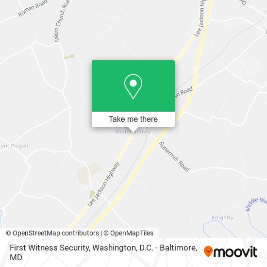 First Witness Security map