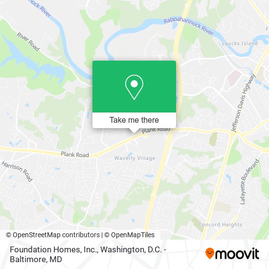 Mapa de Foundation Homes, Inc.