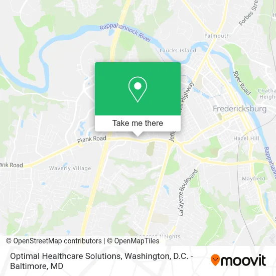 Optimal Healthcare Solutions map