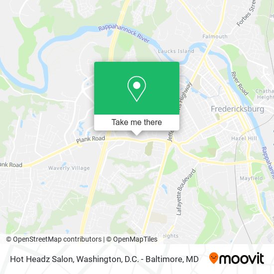 Hot Headz Salon map