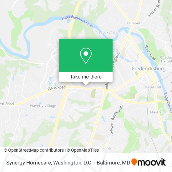 Synergy Homecare map
