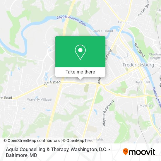 Mapa de Aquia Counselling & Therapy