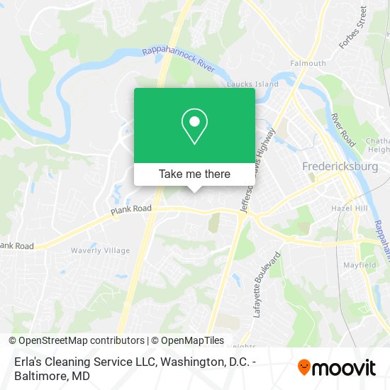 Mapa de Erla's Cleaning Service LLC