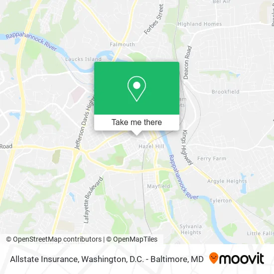 Allstate Insurance map