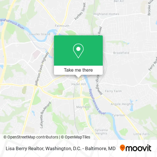 Lisa Berry Realtor map
